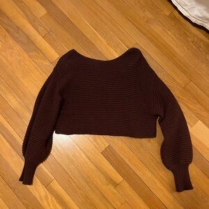 Brown sweater